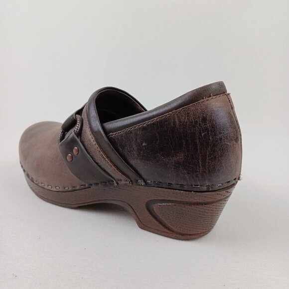 SOFFT Berit Chunky Heel Leather Clogs - Picture 5 of 16